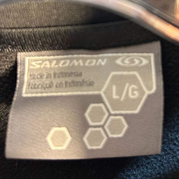 SALOMON LADIES COAT LARGE BLACK EVERYDAY CASUAL outdoors capsule minimalist - Picture 2 of 16